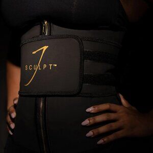 JSCULPT GOLD Waist Cincher Size 3XL- Black and Gold